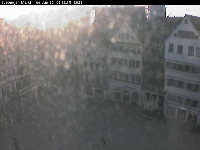 Archiv Foto Webcam Marktplatz Tübingen