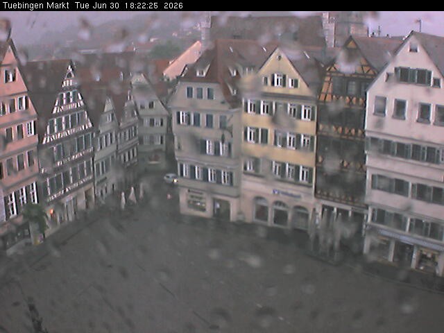 Archiv Foto Webcam Marktplatz Tübingen
