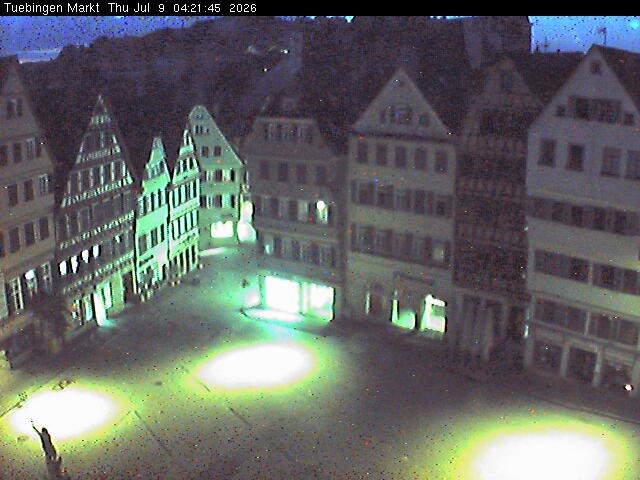 Archiv Foto Webcam Marktplatz Tübingen
