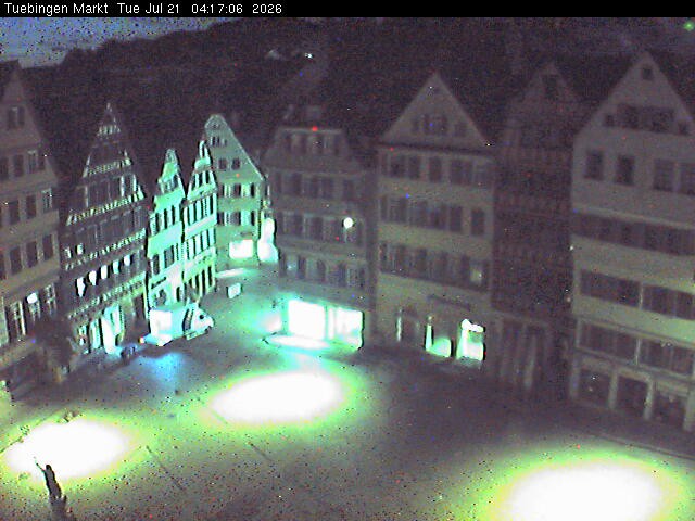 Archiv Foto Webcam Marktplatz Tübingen