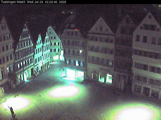 Archiv Foto Webcam Marktplatz Tübingen