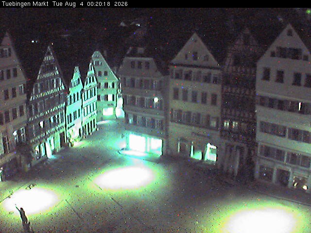 Archiv Foto Webcam Marktplatz Tübingen