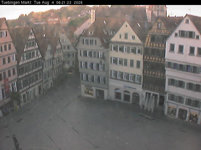 Archiv Foto Webcam Marktplatz Tübingen