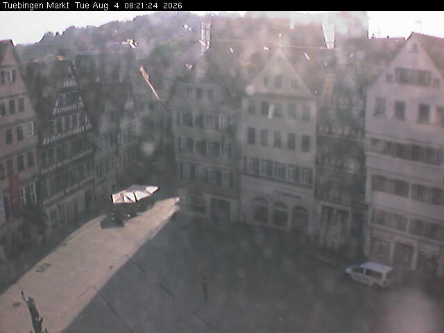 Archiv Foto Webcam Marktplatz Tübingen