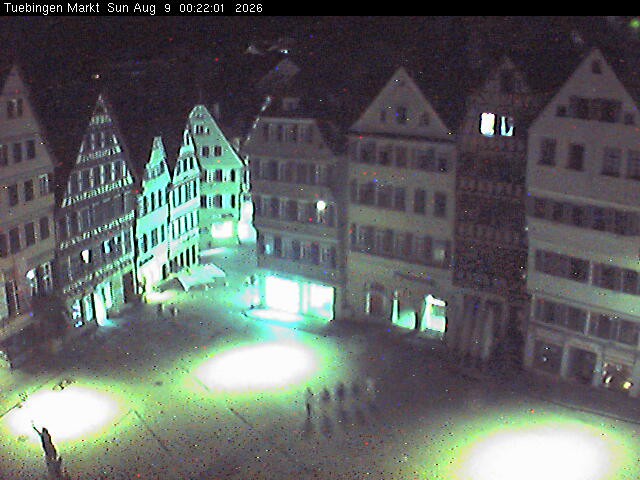 Archiv Foto Webcam Marktplatz Tübingen