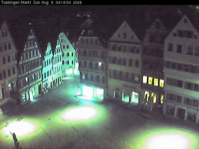 Archiv Foto Webcam Marktplatz Tübingen