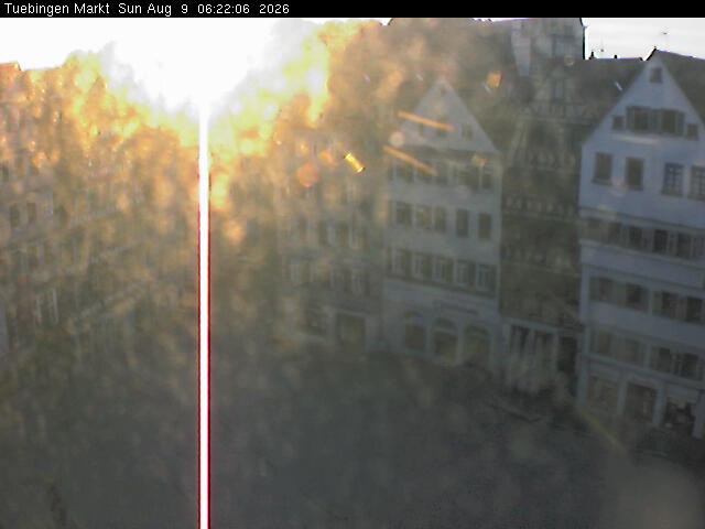 Archiv Foto Webcam Marktplatz Tübingen