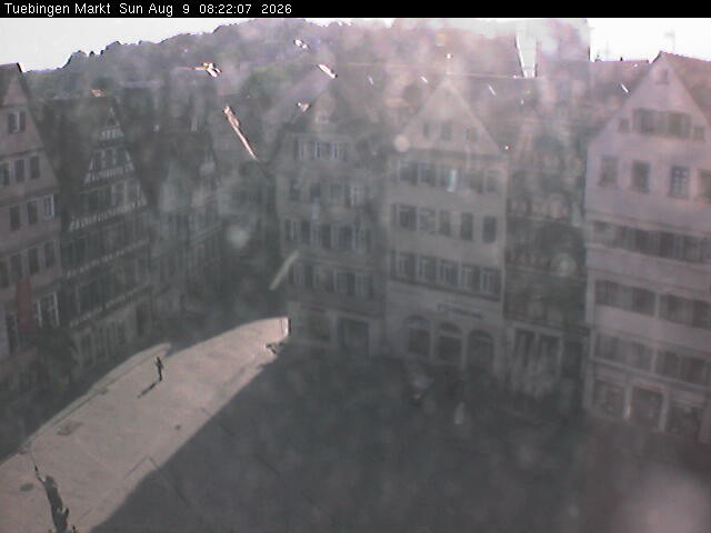 Archiv Foto Webcam Marktplatz Tübingen
