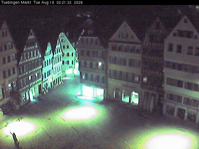 Archiv Foto Webcam Marktplatz Tübingen