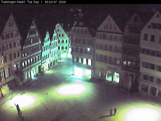 Archiv Foto Webcam Marktplatz Tübingen
