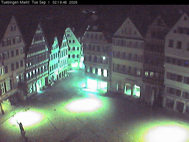Archiv Foto Webcam Marktplatz Tübingen