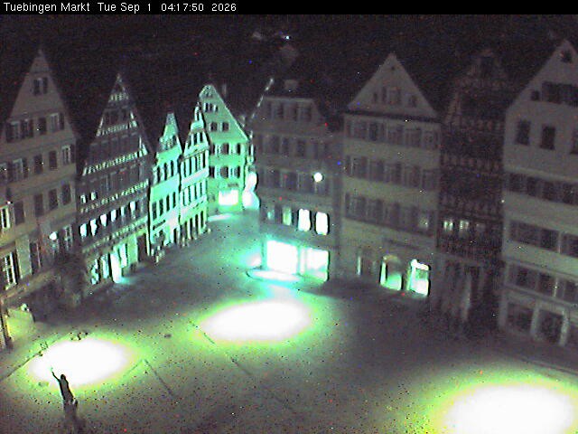 Archiv Foto Webcam Marktplatz Tübingen
