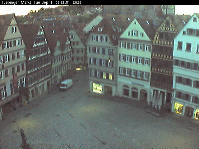 Archiv Foto Webcam Marktplatz Tübingen
