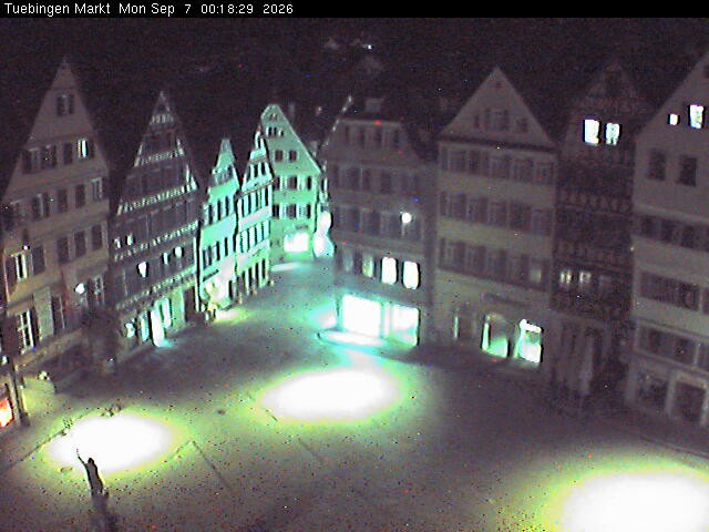 Archiv Foto Webcam Marktplatz Tübingen