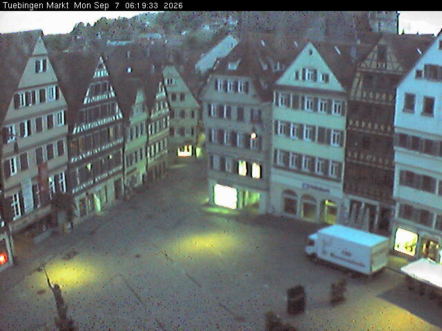 Archiv Foto Webcam Marktplatz Tübingen