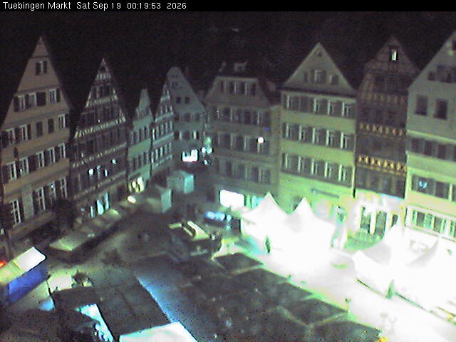 Archiv Foto Webcam Marktplatz Tübingen