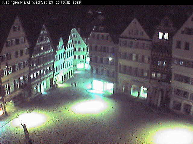Archiv Foto Webcam Marktplatz Tübingen