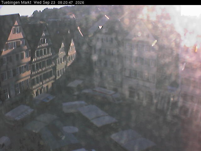 Archiv Foto Webcam Marktplatz Tübingen