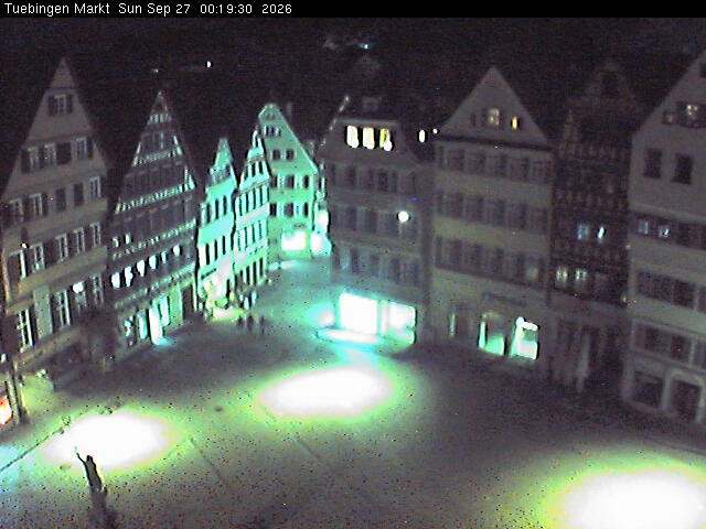 Archived image Webcam Town Square Tübingen