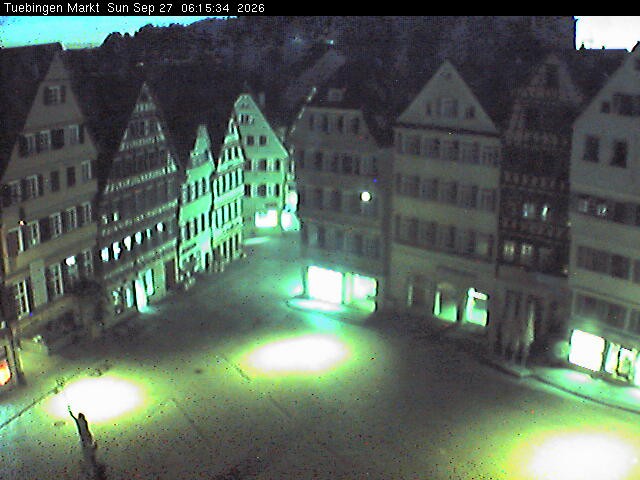 Archived image Webcam Town Square Tübingen