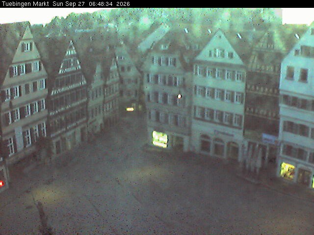 Archived image Webcam Town Square Tübingen