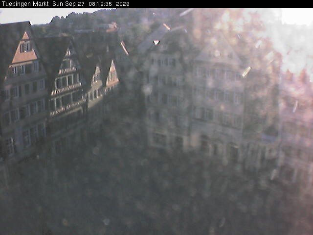 Archived image Webcam Town Square Tübingen