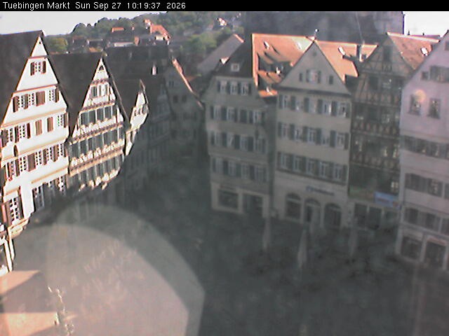 Archived image Webcam Town Square Tübingen