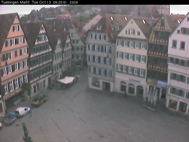 Archiv Foto Webcam Marktplatz Tübingen