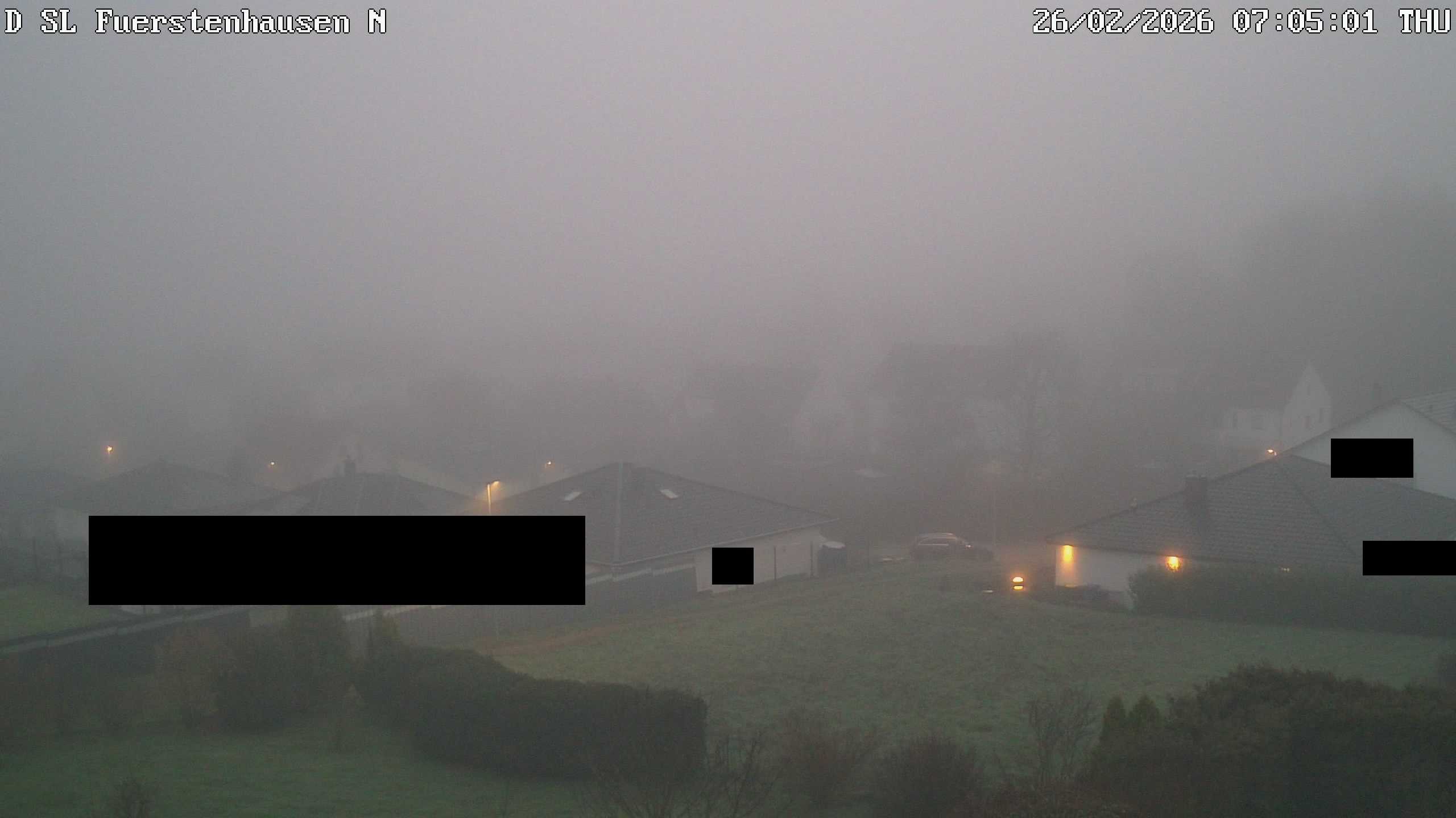 Archived image Webcam Fürstenhausen - Weather