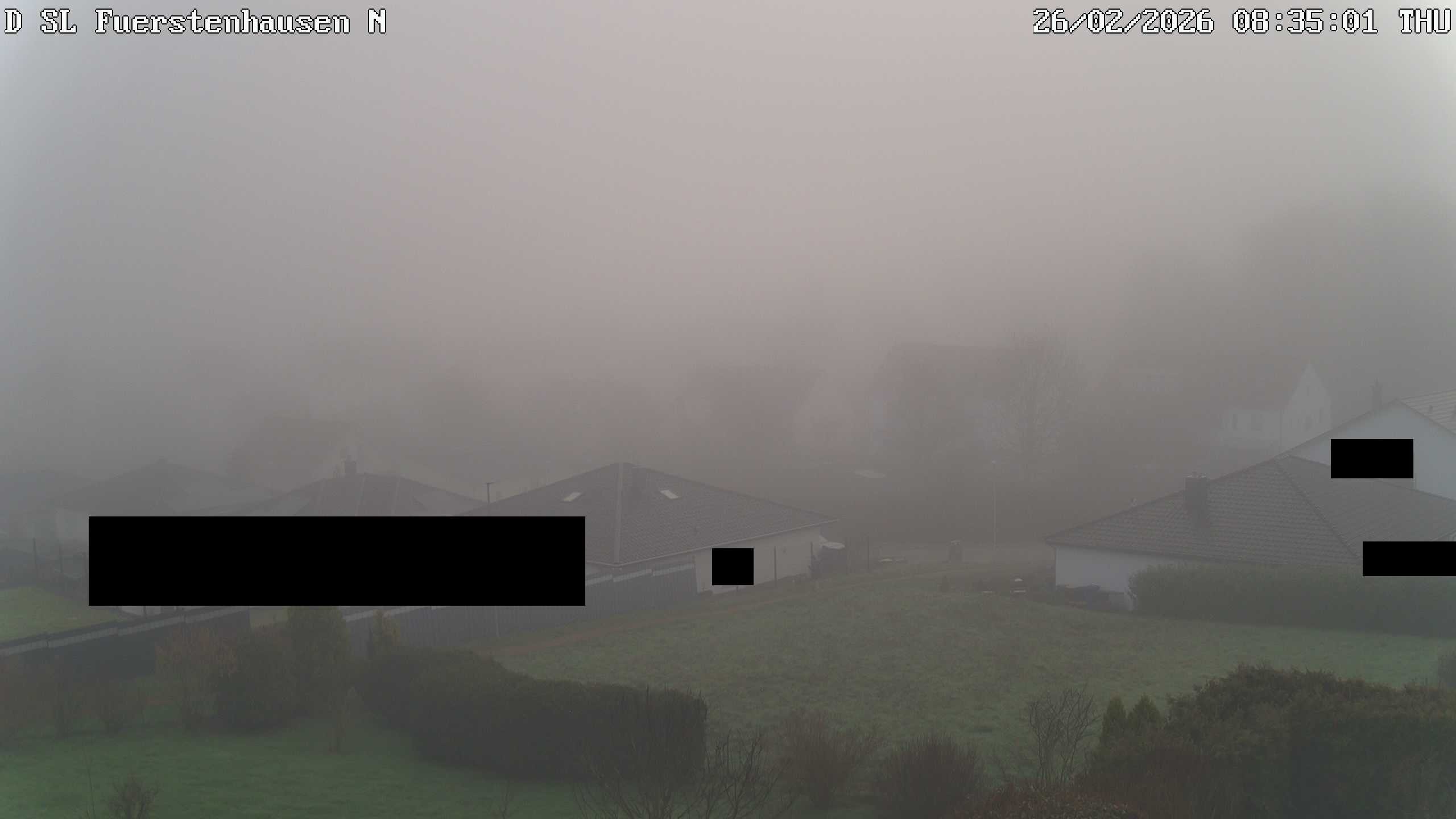 Archived image Webcam Fürstenhausen - Weather