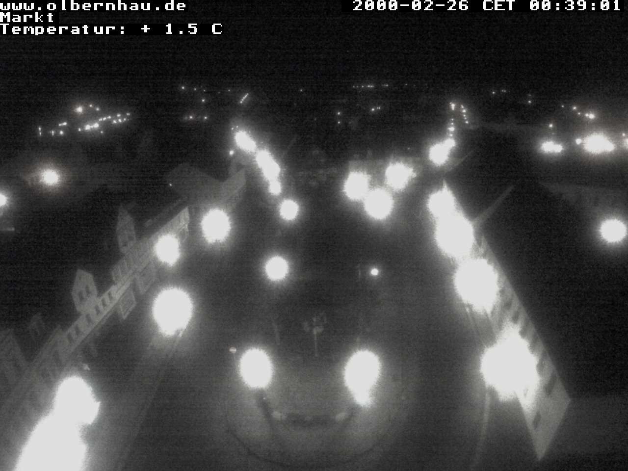 Archived image Webcam Olbernhau - City Church