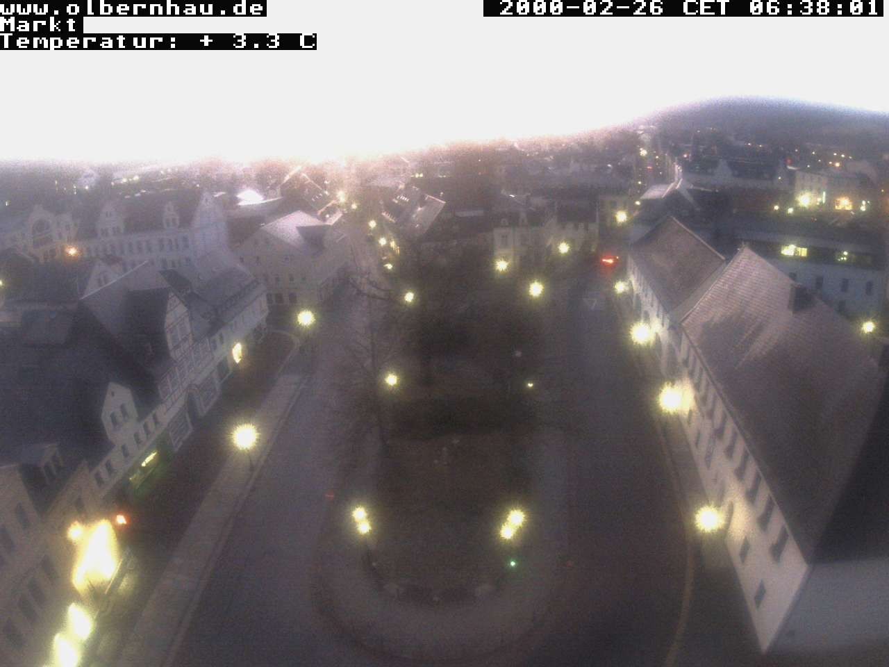 Archived image Webcam Olbernhau - City Church
