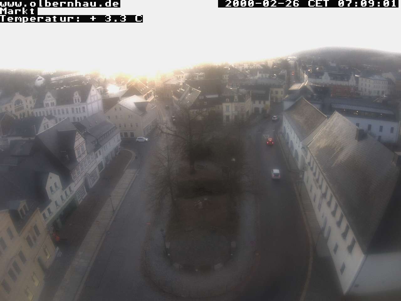 Archived image Webcam Olbernhau - City Church