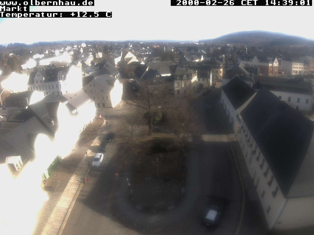 Archived image Webcam Olbernhau - City Church