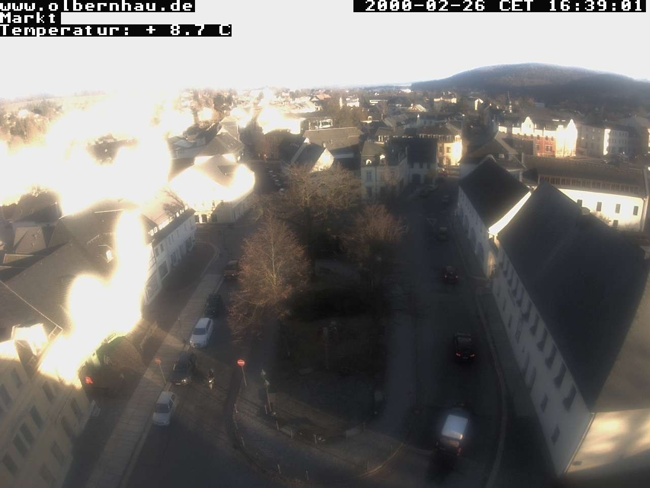 Archived image Webcam Olbernhau - City Church