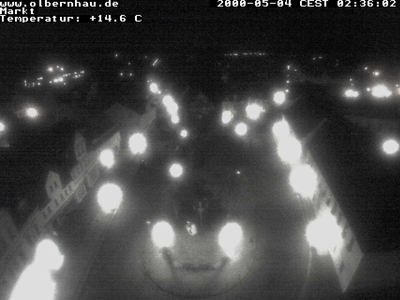 Archived image Webcam Olbernhau - City Church