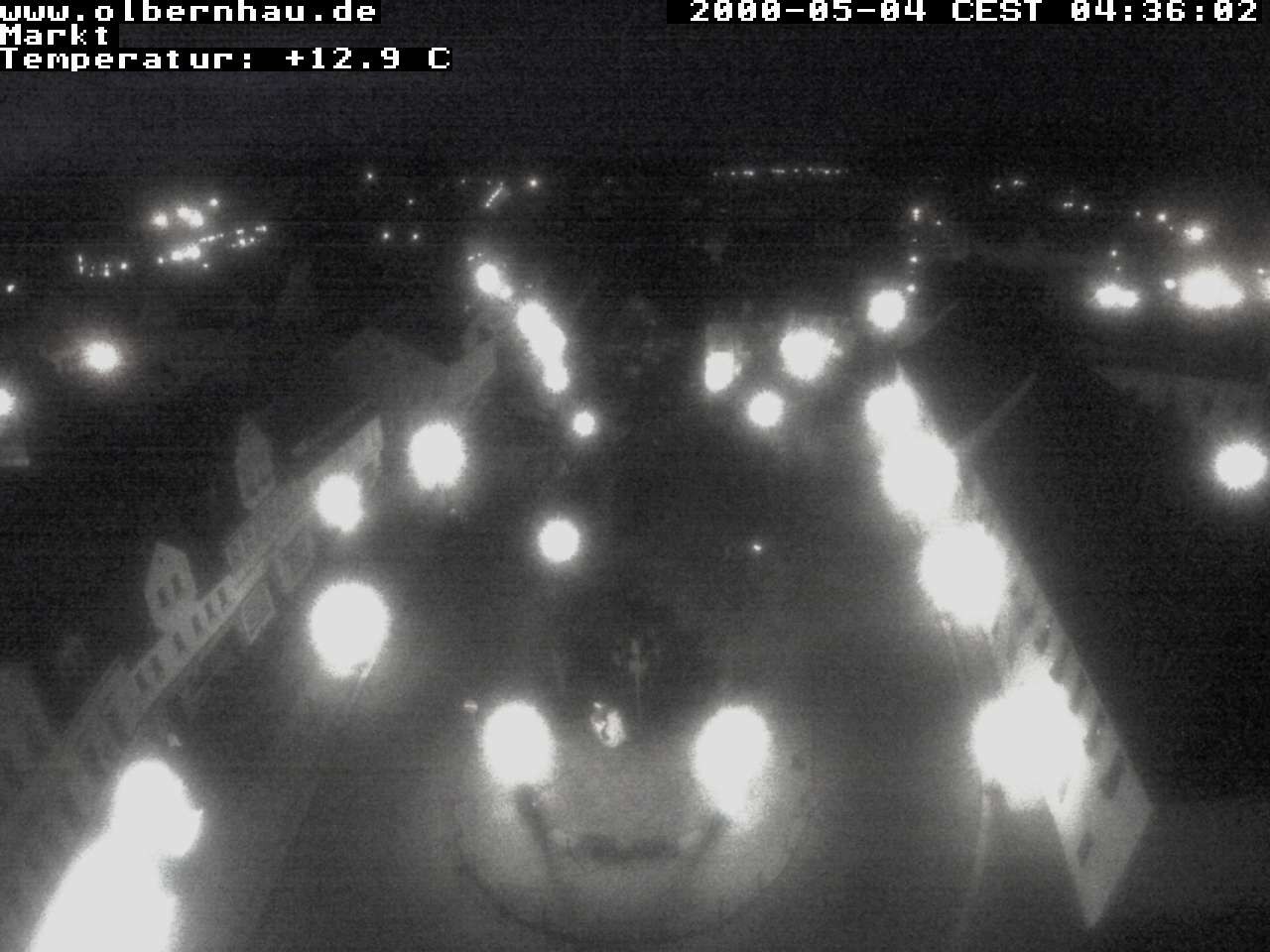 Archived image Webcam Olbernhau - City Church