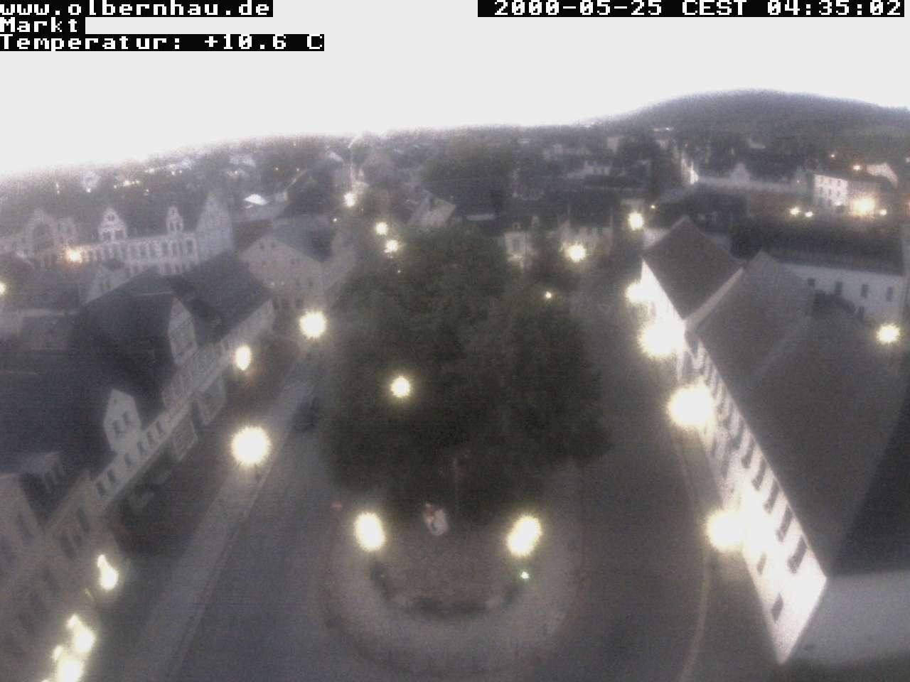 Archived image Webcam Olbernhau - City Church