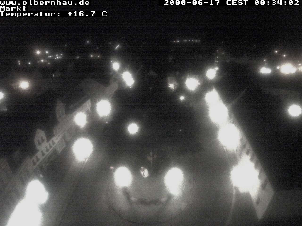 Archived image Webcam Olbernhau - City Church