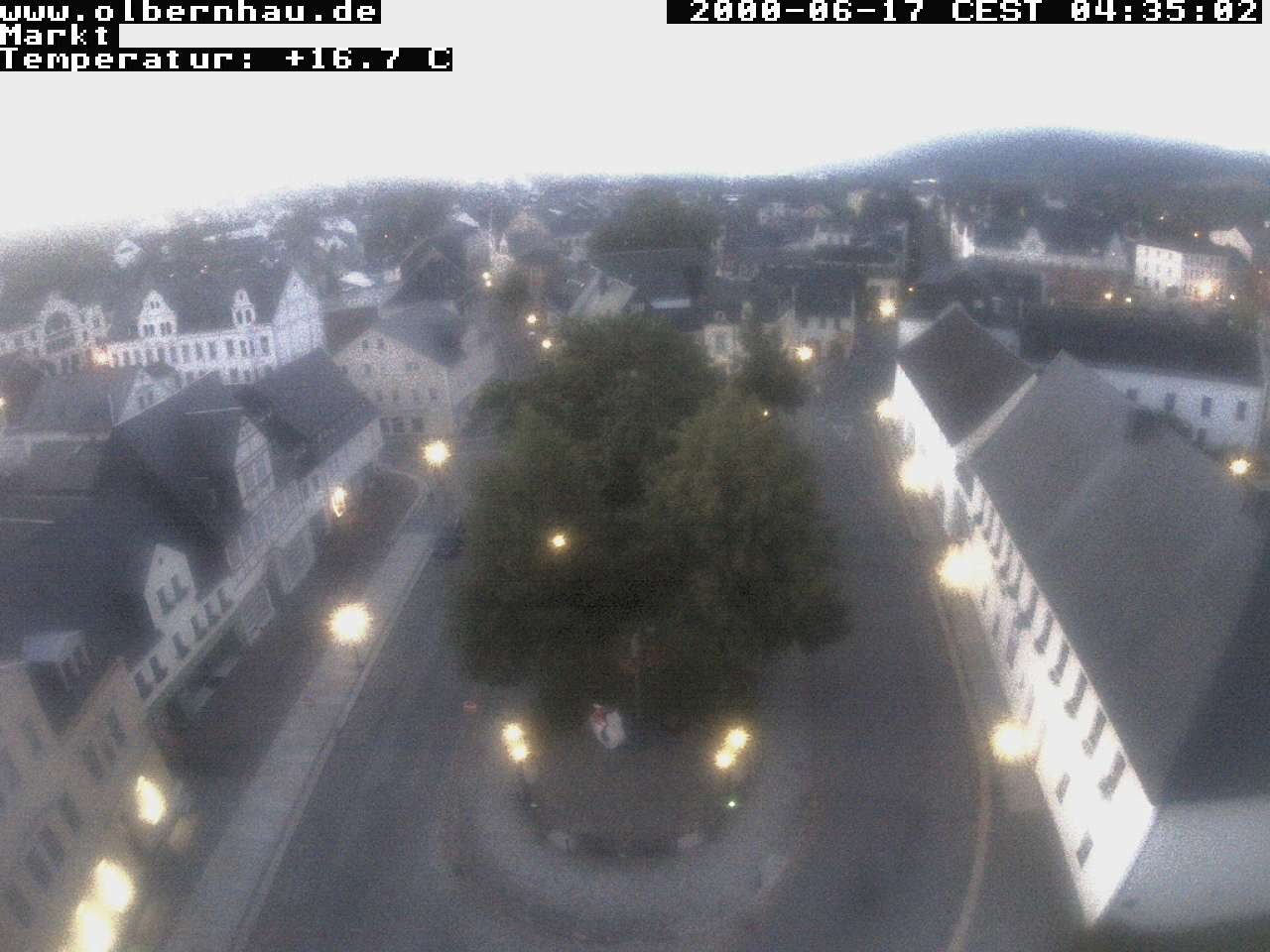 Archived image Webcam Olbernhau - City Church