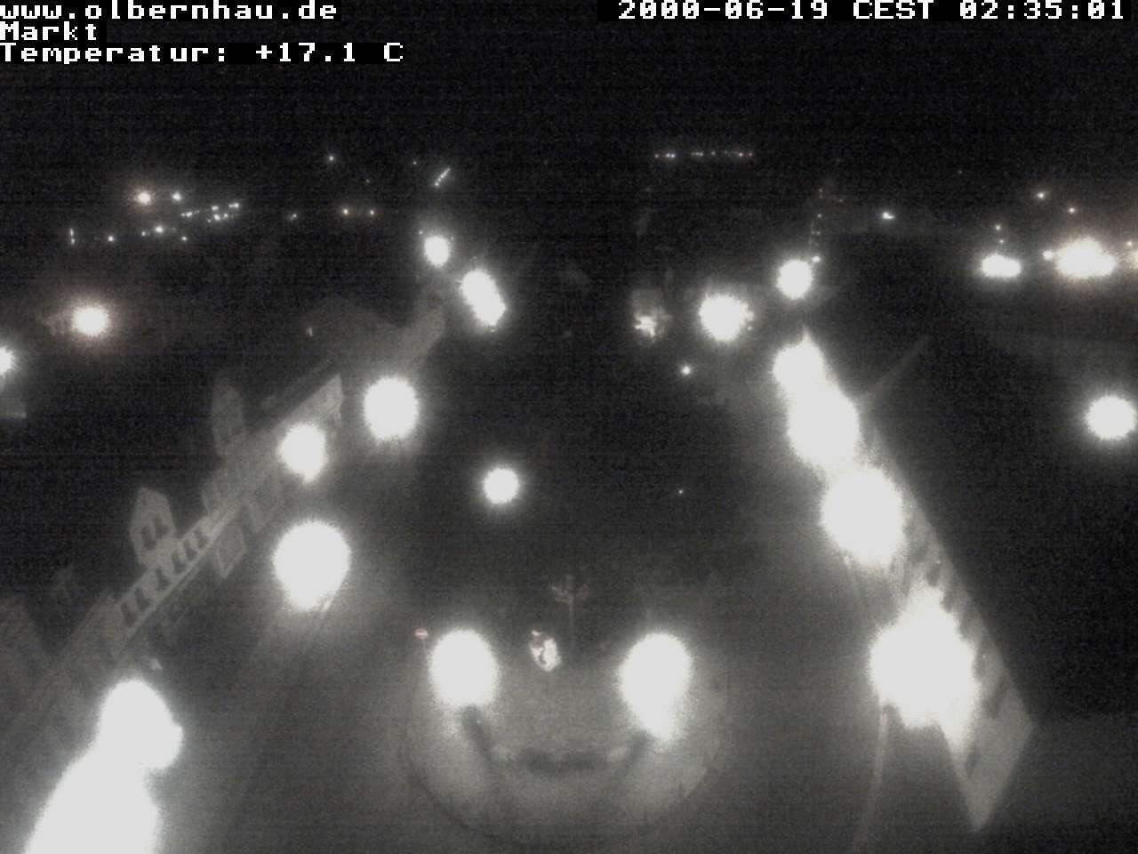 Archived image Webcam Olbernhau - City Church