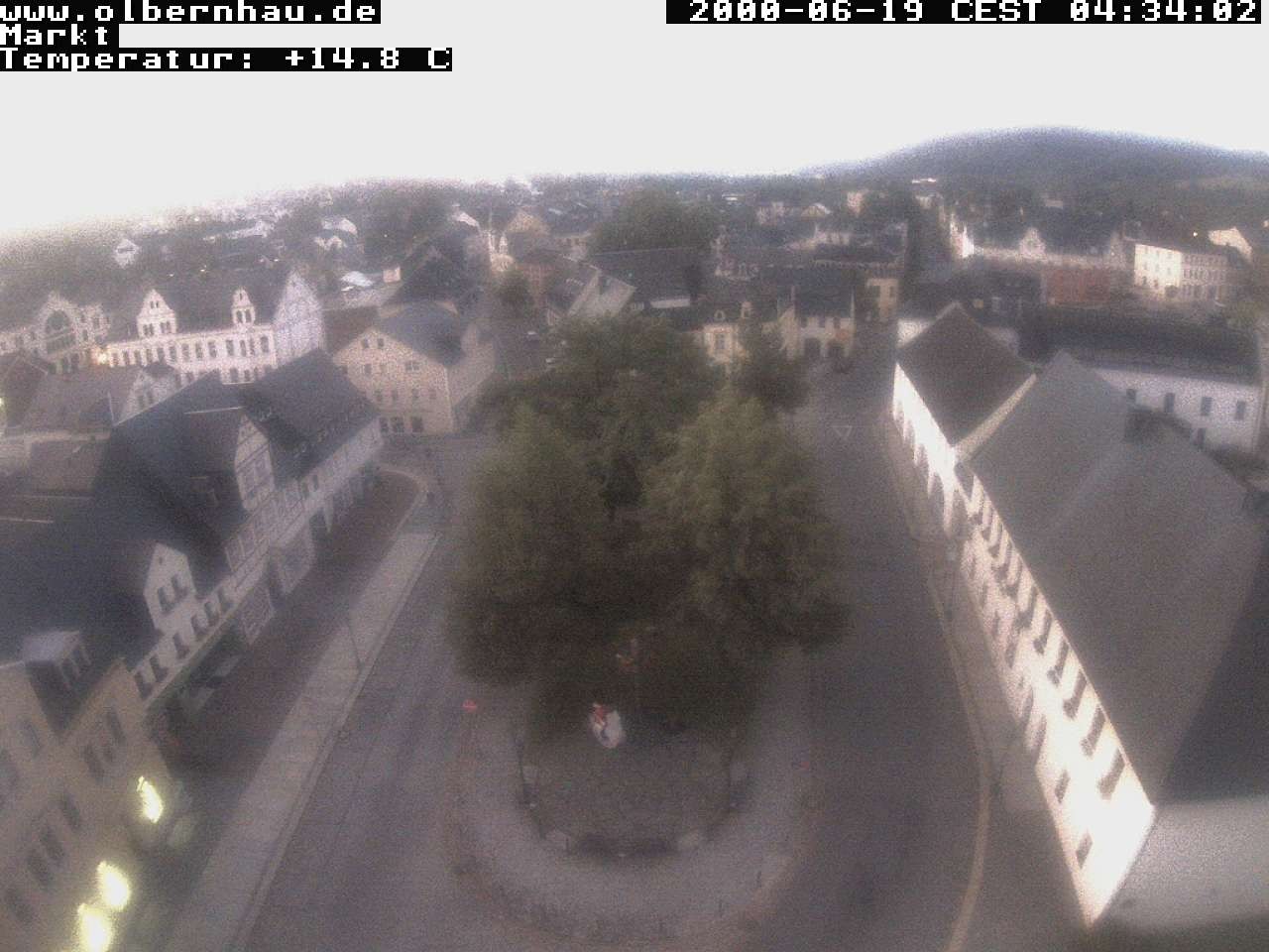 Archived image Webcam Olbernhau - City Church