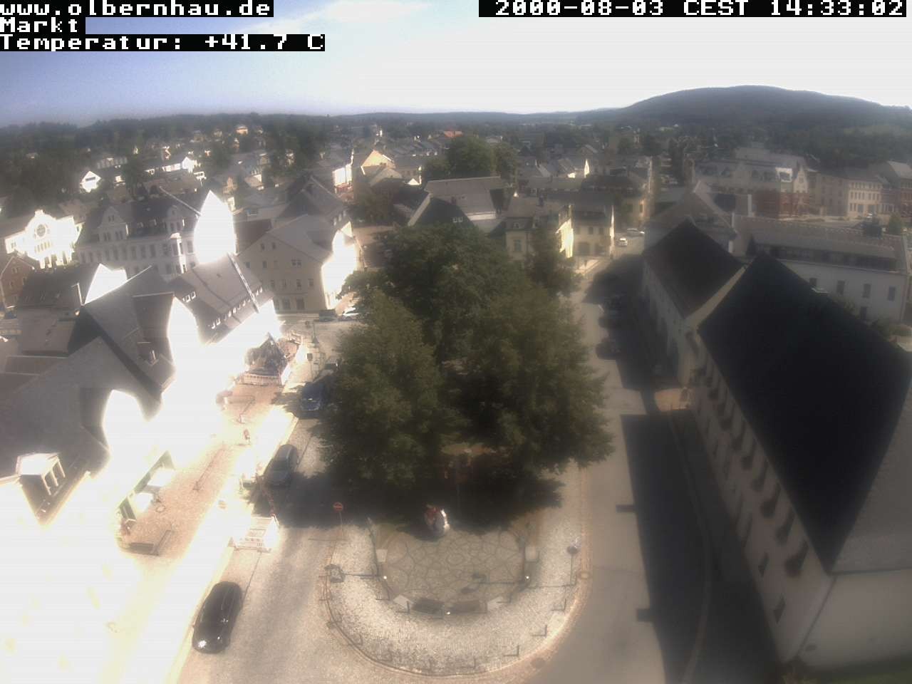 Archiv Foto Webcam Stadtkirche Olbernhau