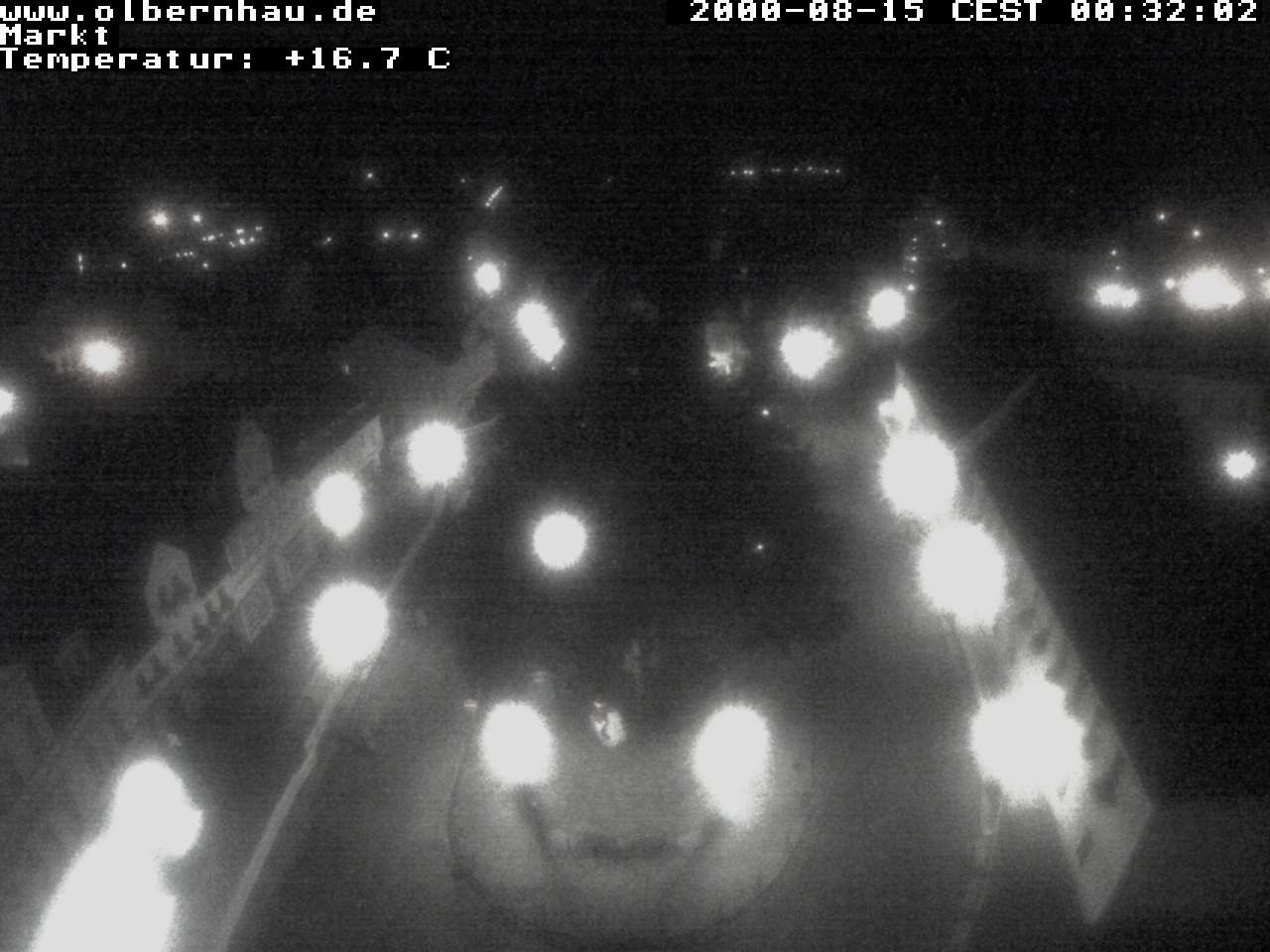 Archived image Webcam Olbernhau - City Church