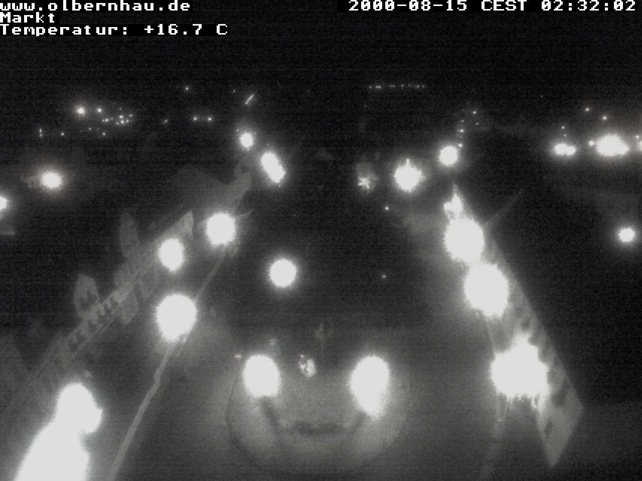 Archived image Webcam Olbernhau - City Church