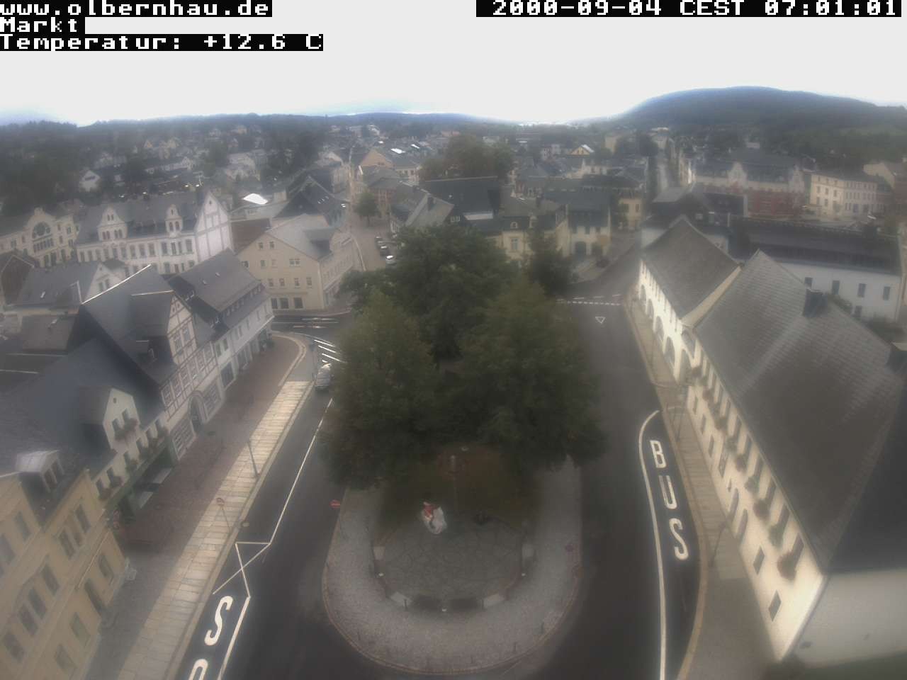 Archiv Foto Webcam Stadtkirche Olbernhau