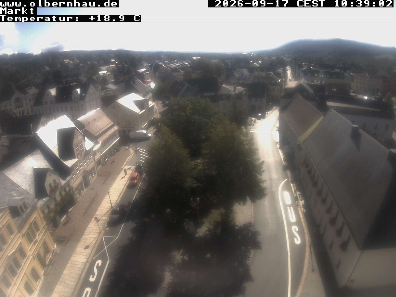Archived image Webcam Olbernhau - City Church