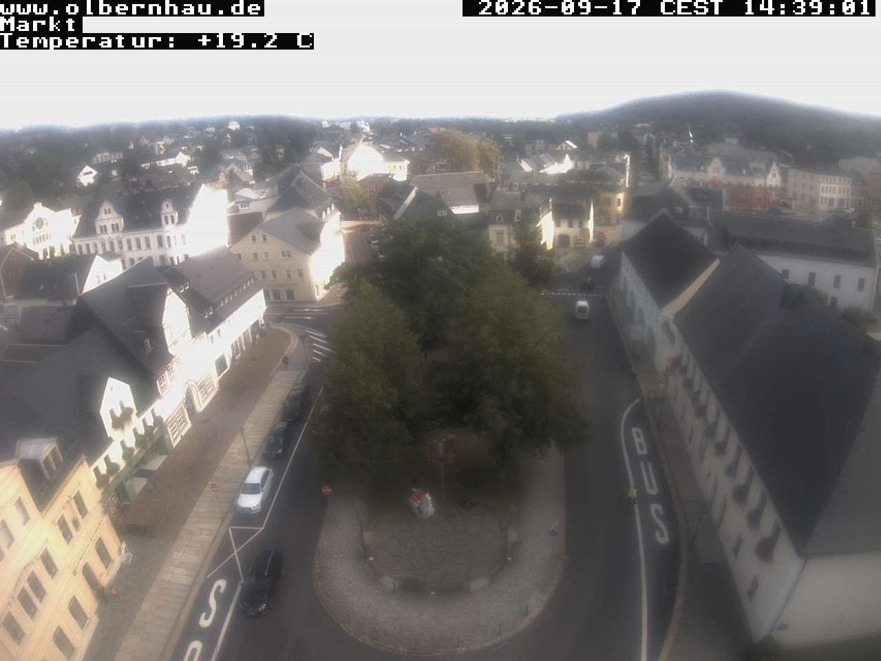 Archived image Webcam Olbernhau - City Church