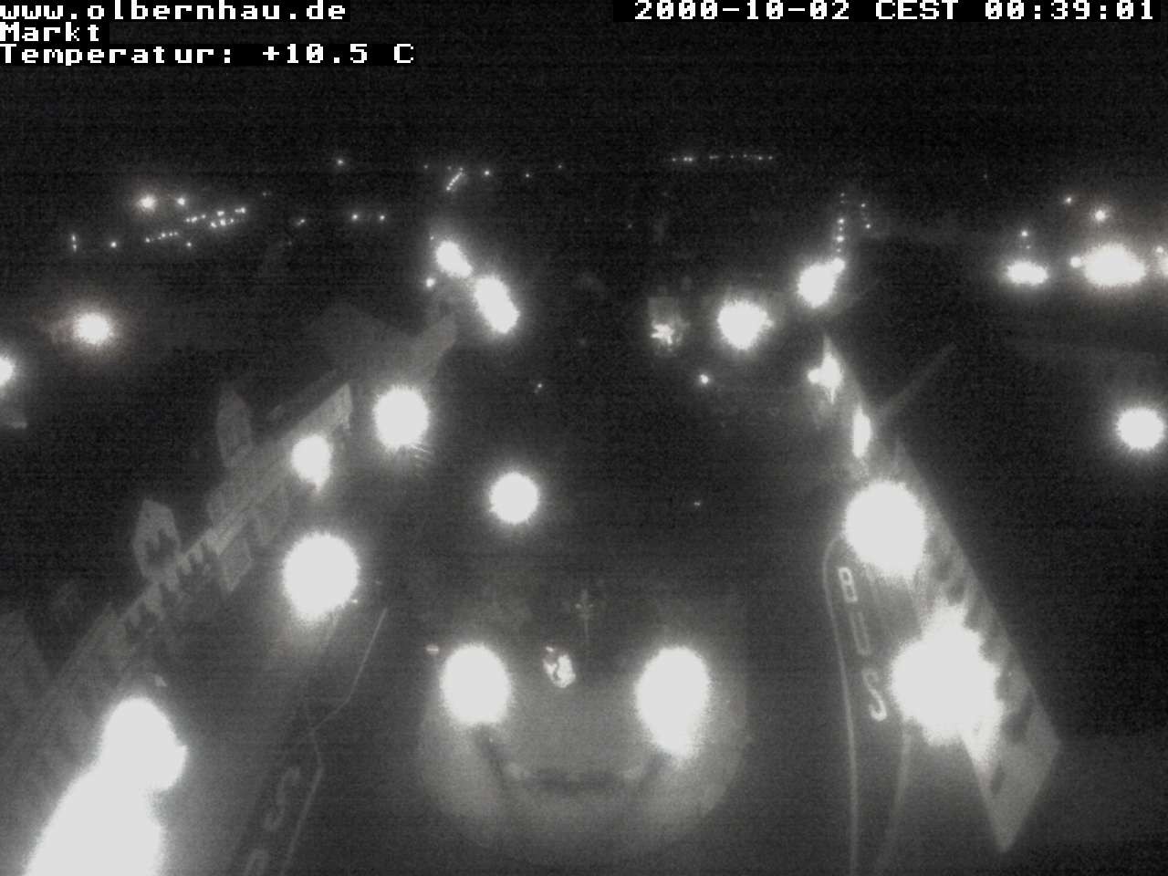 Archived image Webcam Olbernhau - City Church