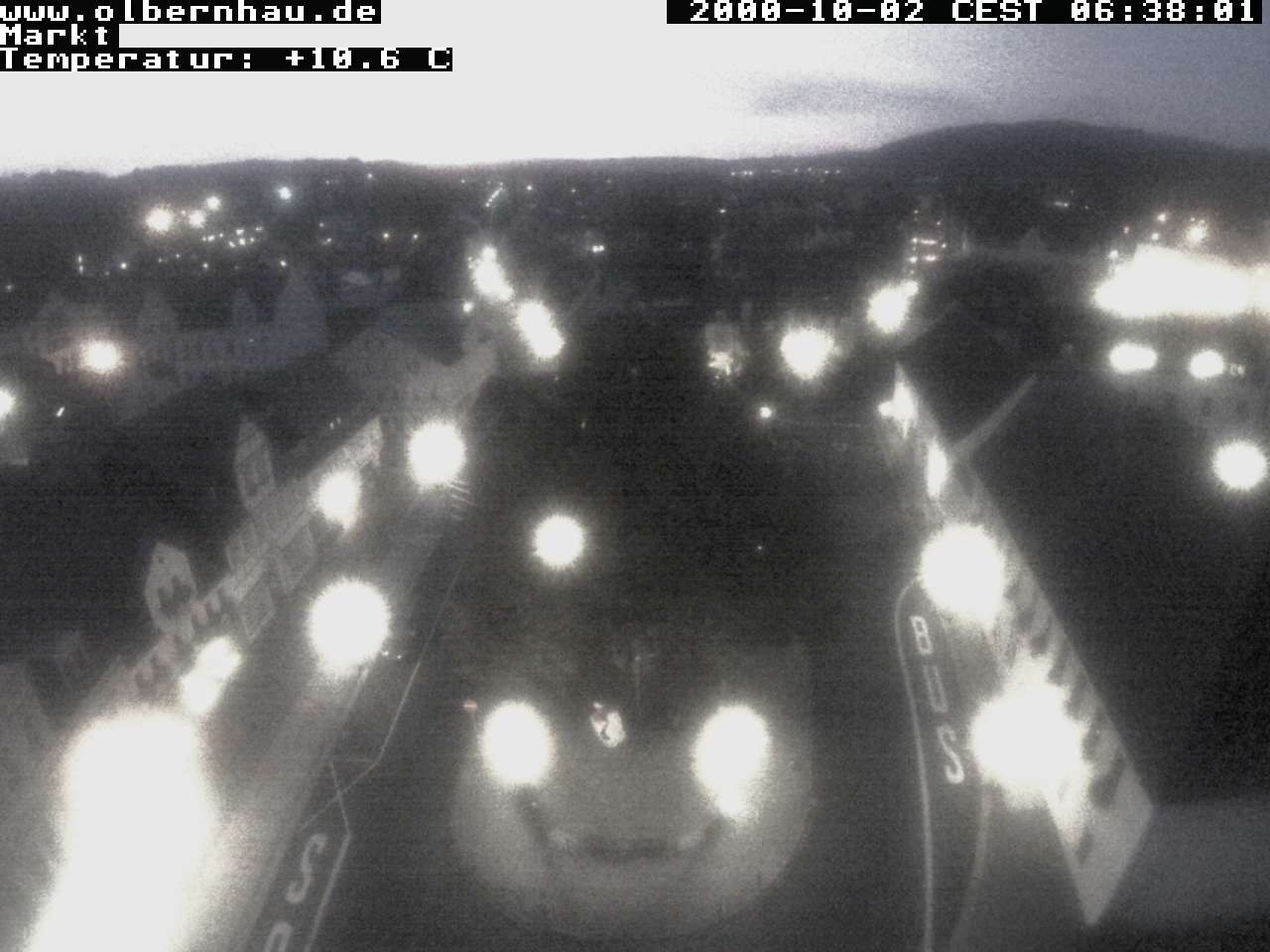 Archived image Webcam Olbernhau - City Church
